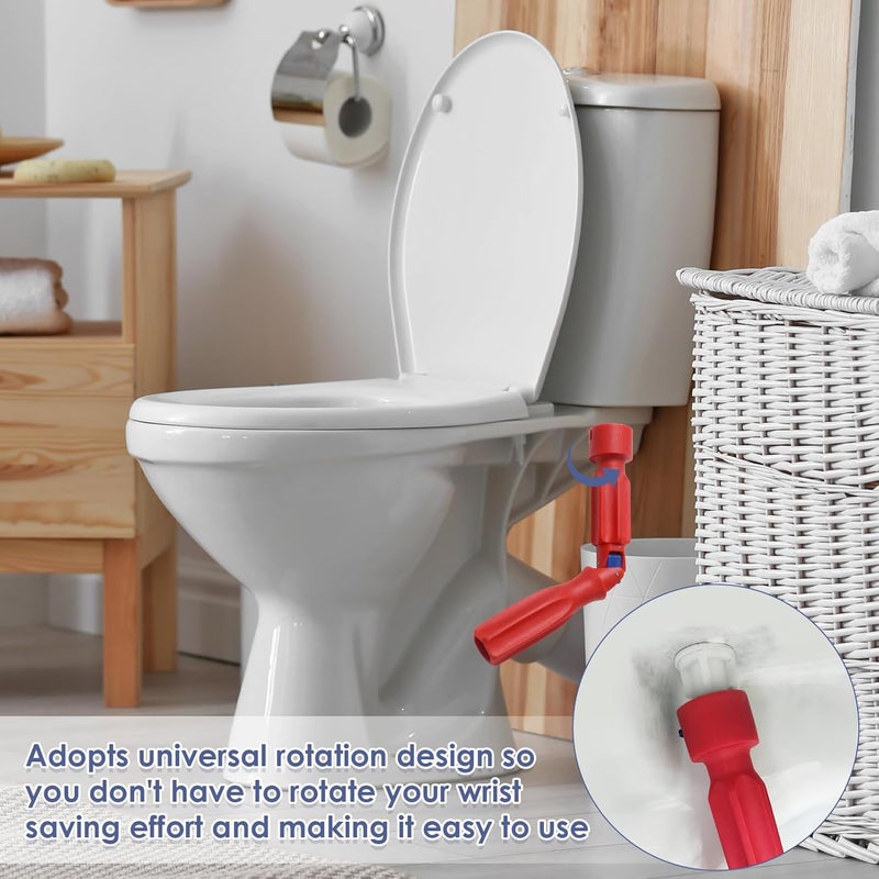 YUEWEESER Toilet Seat Fitting Tool, Toilet Seat Repair Wrench 1 Set Universal Toilet seat Installation Key with 2 Replacement Heads for Removal, Installation, and Repair - Image 4